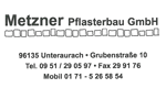 Metzner Pflasterbau GmbH